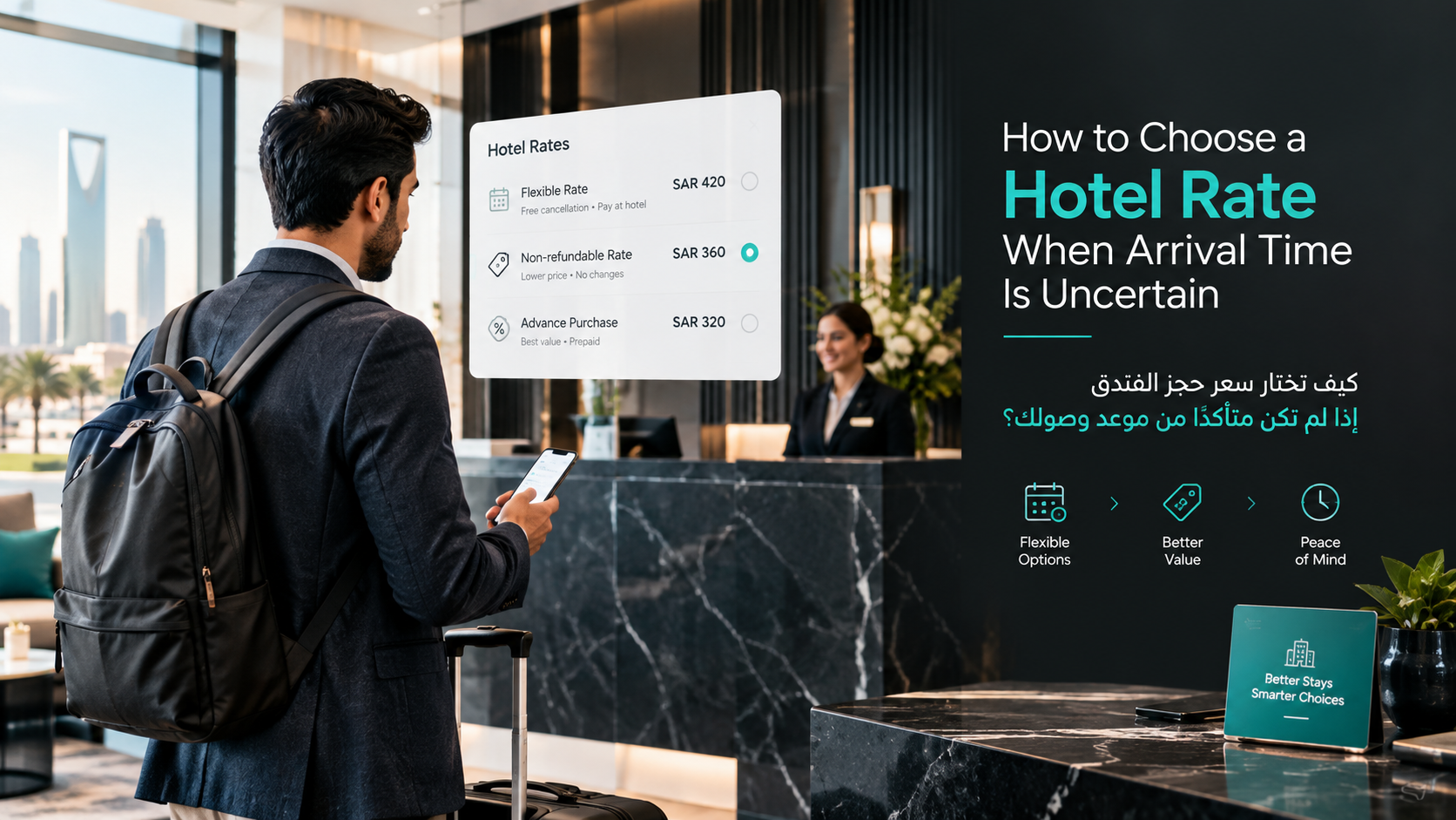 How to Choose a Hotel Rate When Arrival Time Is Uncertain