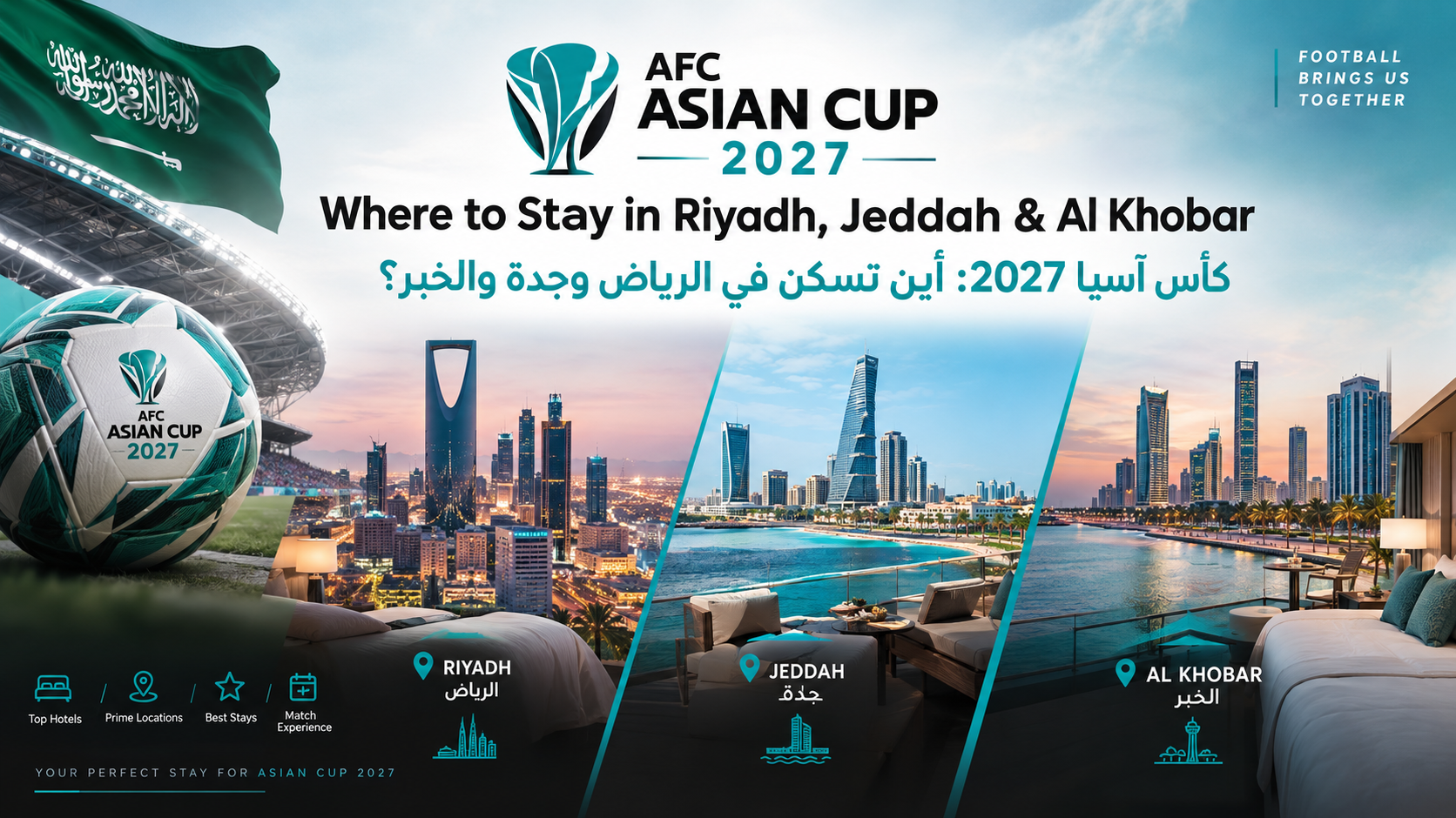 AFC Asian Cup 2027: Where to Stay in Riyadh, Jeddah & Al Khobar