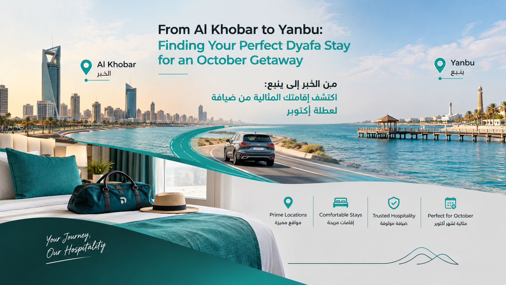 Al Khobar to Yanbu: Best Dyafa Stays for October Getaway