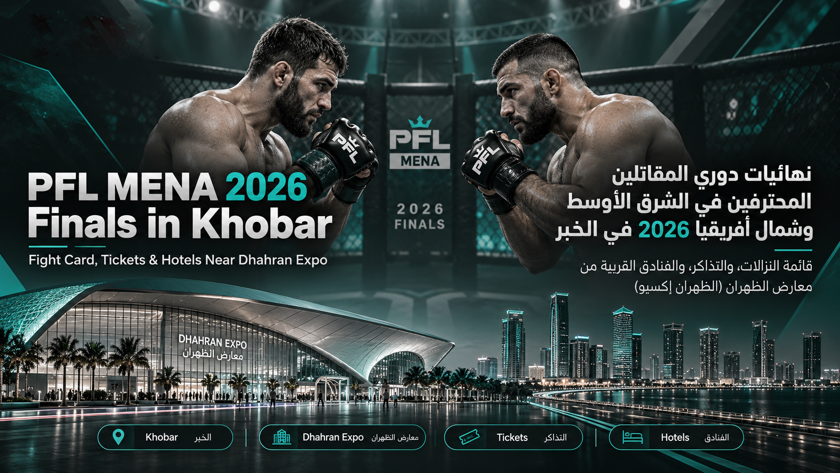 PFL MENA 2026 Finals in Khobar: Tickets, Card & Hotels